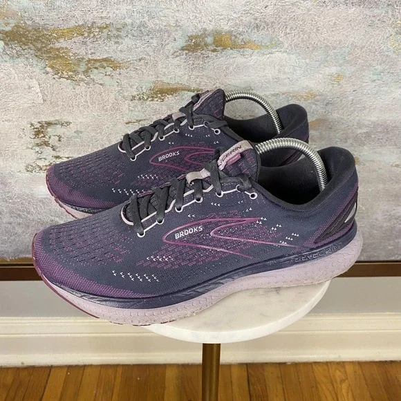 Brooks Glycerin 19 Shoes Womens Size 10.5 Purple Running Sneakers 1203431B572 - Picture 1 of 11